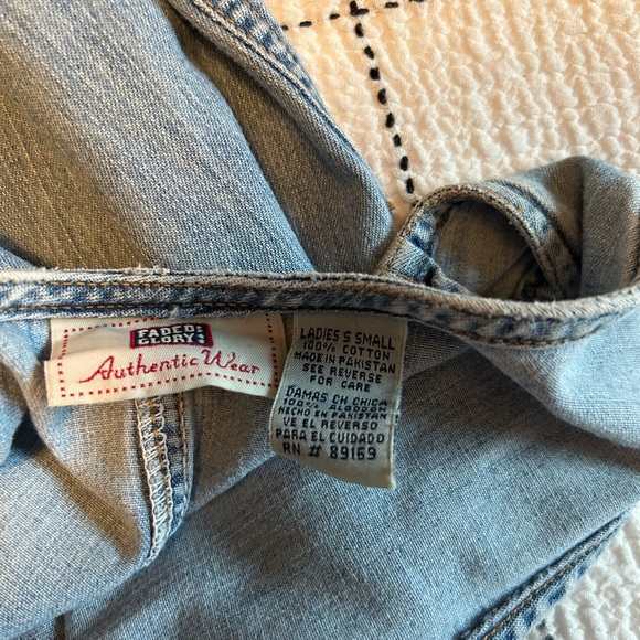 Vintage Denim Overall Dress - Picture 4 of 12